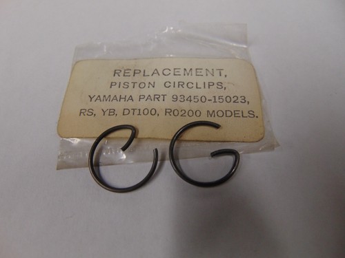 Replacement piston circlips - piston,