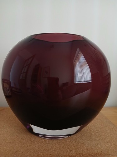 Beautiful burgundy vase