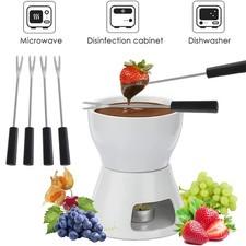 Chocolate Fondue Set Non Electric Fondue Set Home Tea Light Candle Fondue 4Forks