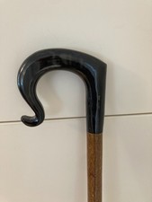 Lovely Cow Horn crook on Hazel