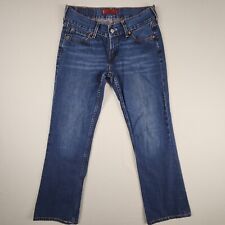 Levi's 557 Jeans Womens Size W30 L32 Blue Eve Square Cut Straight Denim Cotton