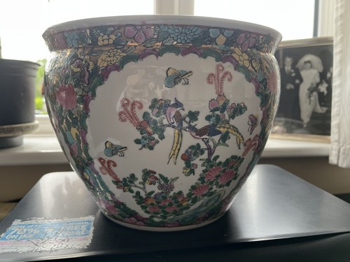 Chinese plant pot - pot, floral