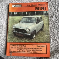 Autodata Car Repair Manual - Mini: Austin Morris Mini from 1962 - Ivor Carroll