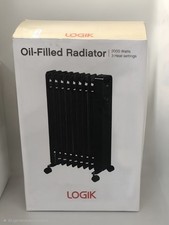 Logik L20DOR25 Oil-Filled Radiator 2000W | 3 Heat Settings | Remote Control