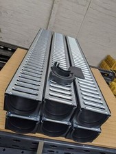 Drainage Channel Driveway & PATIOS 6m Galvanised Steel Grate + Free Accessories