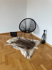 Exclusive Reindeer Skin B Grade 124 x 105 cm Giant Hide Scandinavian Rug #1291