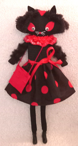 Gothic rag doll - gothic, -cloth