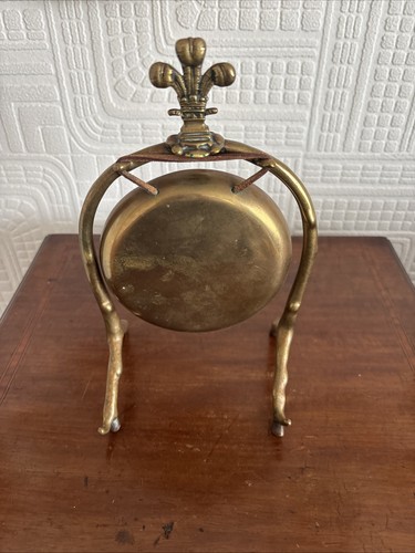 Vintage brass gong with prince - vintage,