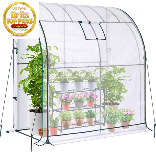 Lean greenhouse with - lean, free