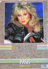 SAMANTHA FOX 1988  CALENDAR
