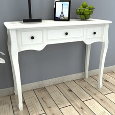White Console Table with Three