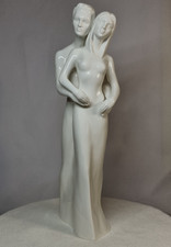 Pre-Owned Coalport 'Moments' Figurine, 'In Love', CP235, White.