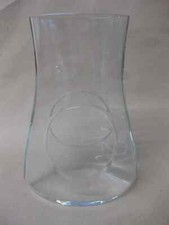 John Rocha / Waterford ~ Vintage 'Eye' Crystal Glass Vase ~ 23 cm Tall