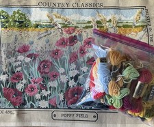 Anchor Tapestry  Kit ~ Poppy