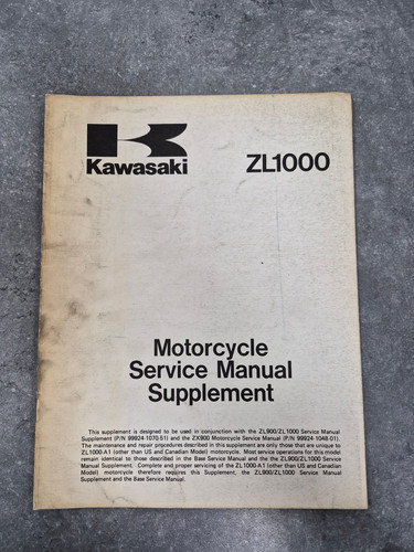 Genuine kawasaki zl1000 - genuine,