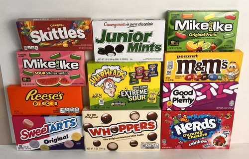 Various famous american candy - various,