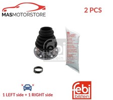 CV JOINT BOOT KIT PAIR FRONT RIGHT TRANSMISSION END FEBI BILSTEIN 38335 2PCS A