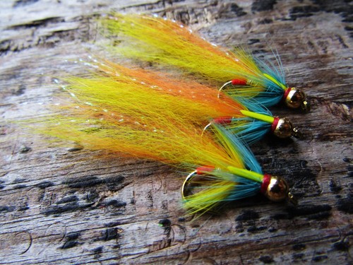 Pink bead head irish - pink, blue