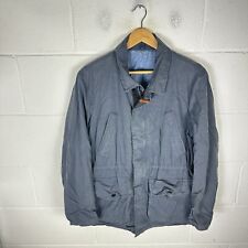 Albam Jacket Mens Medium Blue Chore Oi Polloi Utility Parka Made In England*