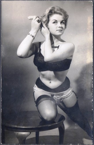 Original vintage semi nude - original,