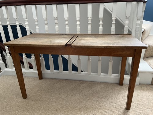 Vintage double school desk - double,
