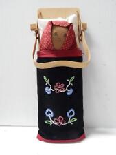VINTAGE CHIPPEWA / OJIBWE TOY / DOLL SIZED CRADLEBOARD - BEADED + NICE COND