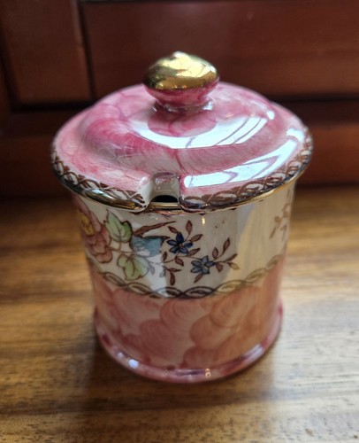 Vintage maling pottery peony - maling,