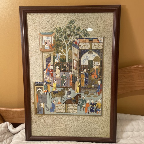 Persian painting framed art - persian,