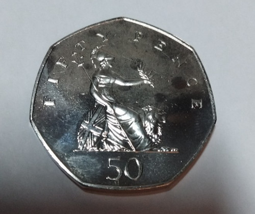 1986 proof 50p - 1986, britannia