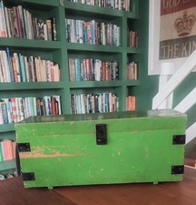 Vintage Green Painted Wooden