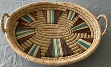 African basket handwoven - african,