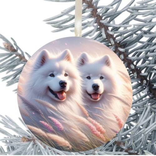 Samoyed dog hanging - samoyed,