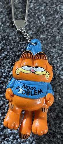 Vintage garfield keyring bully - garfield,