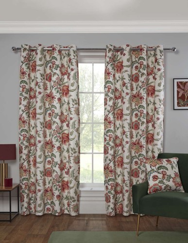 Lined eyelet floral multi - lined,
