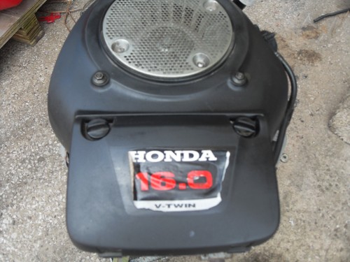Ride mower vertical 16hp - on,