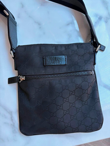 Gucci black jacquard canvas - gg,