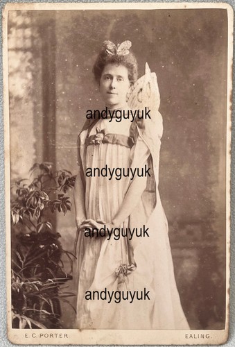 Cabinet card lady - cabinet,