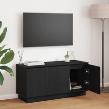 TV Cabinet with LED Engineered wood TV Cabinets Living Room Storage  vidaXL