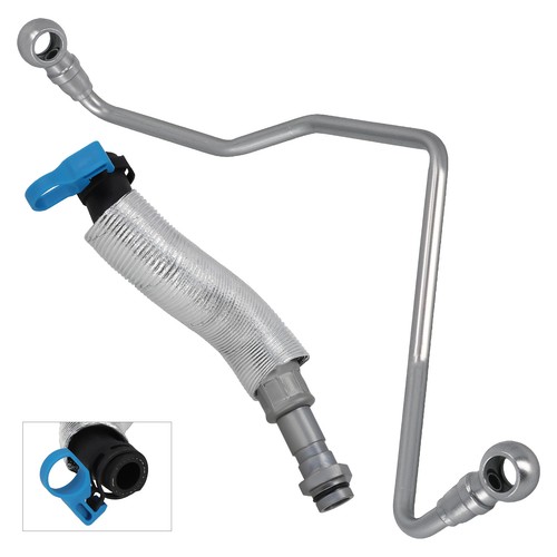 Turbo oil feed return lines - return,