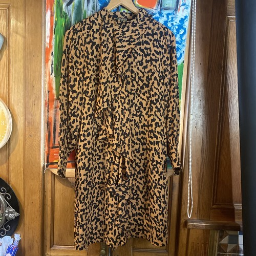 Biba leopard print dress - leopard,