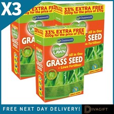 3 x GRASS SEEDS 500G LAWN