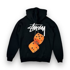 Stussy Dice Hoodie Large Black