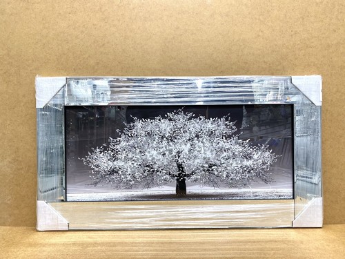 Blossom tree picture - tree, silver