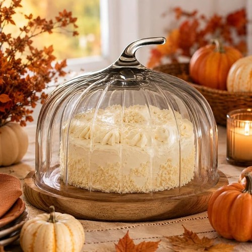 Pumpkin glass cake - pumpkin, with