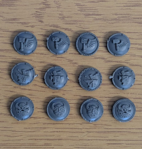 Wfb dwarfs warrior shields x12 - dwarfs,
