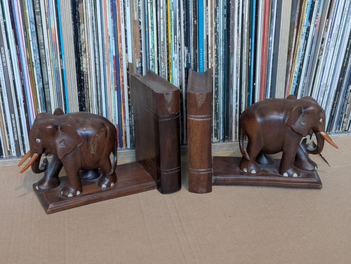 Vintage hand carved wooden - carved,