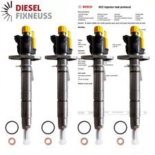 4x 0445116037 Fuel Injector Injector Range Rover L322 L405 4.4 D 4x4 AH4Q9K546BA