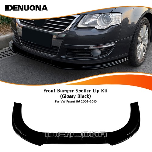 Gloss black front - black, bumper