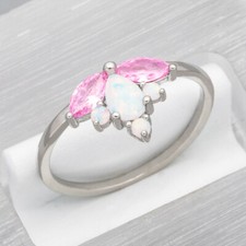 Marquise Simulated Pink Topaz