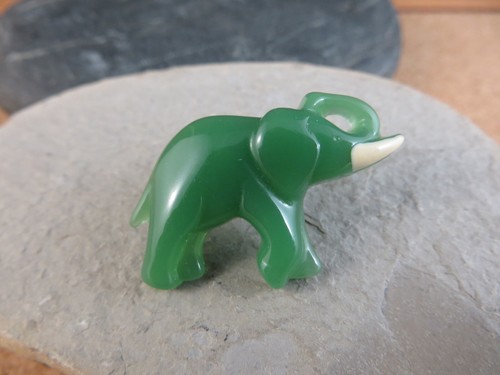 Vintage avon green glass - avon,